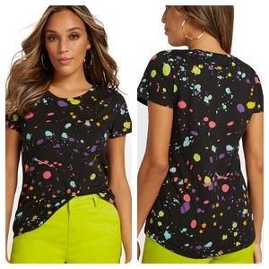 NY&C Paint Splatter Crewneck Tee